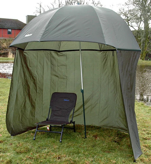 BISON 98" 2.5m TOP TILT UMBRELLA BROLLY FISHING SHELTER WITH SIDES