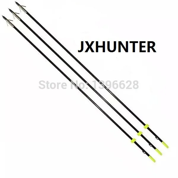 6PK Hunting Arrows Archery Bow Fish Fishing Broadheads Arrow Heads Stainless Steel Hot Popular Free Shipping Outdoor