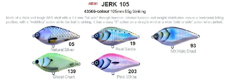 Molix Jerk 105 Lures