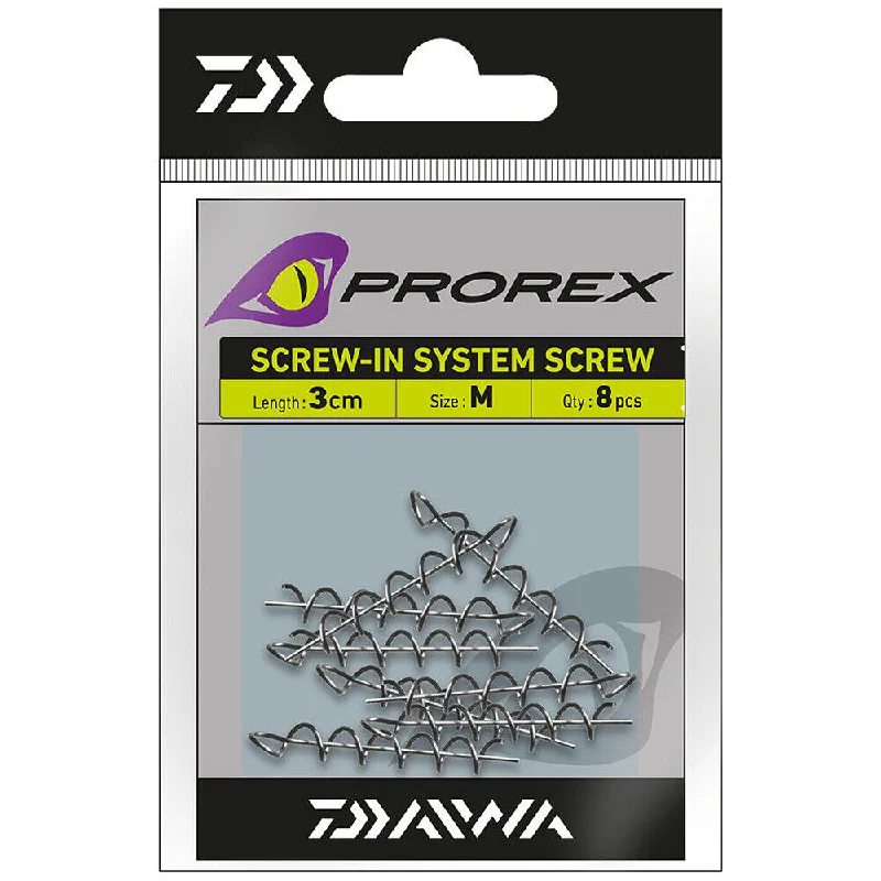 Daiwa Prorex Screw-In Screw - Fishing Lures 3cm & 5cm