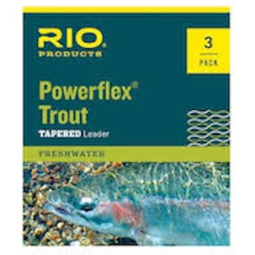 RIO Powerflex 7.5 Ft. Trout Leader  - 3 Pack, 3X